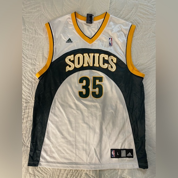 Adidas Kevin Durant #35 Replica Seattle SuperSonics jersey - Picture 1 of 8